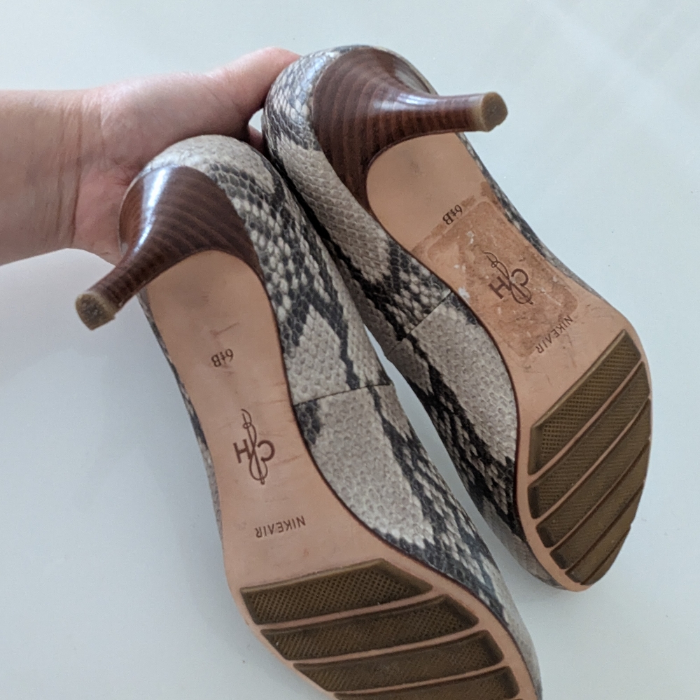 Cole Haan Snakeskin Women's Heels (6.5) - Picture 4 of 4